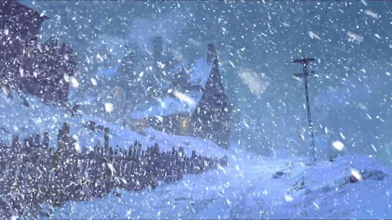 Winter Blizzard Sound for Studying & Focus | Relaxing Snowstorm and Howling Wind Ambience