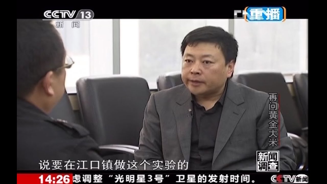 王局  王志安《新闻调查》 20121209 再问黄金大米