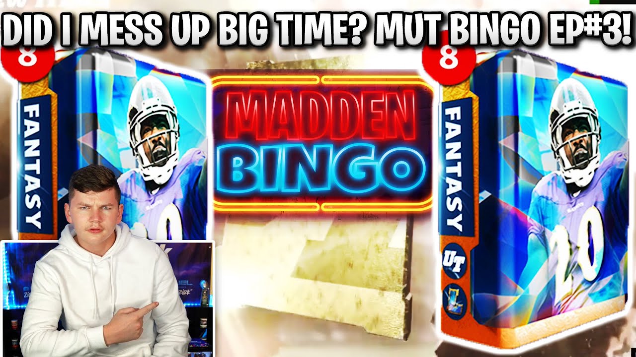 DID I MESS UP BIG TIME? MUT BINGO EPISODE 3 VS ITSDOM! | MADDEN 22 ULTIMATE TEAM