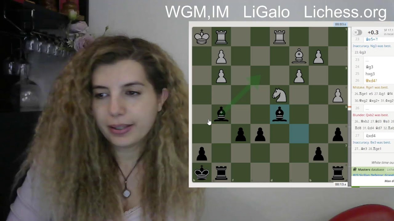 Live Chess Stream in English on lichess.org | WGM IM Lilit Galojan | Lichess.org
