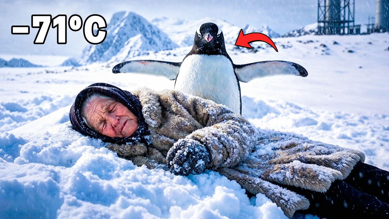 She Was Minutes From Losing Her Life at −71°C… Then a Penguin Did Something Impossible