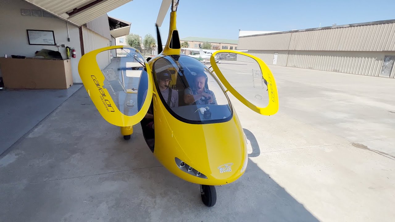 First Gyrocopter Lesson AutoGyro Cavalon 915iS Complete Flight at Adventure Air Gyroplanes