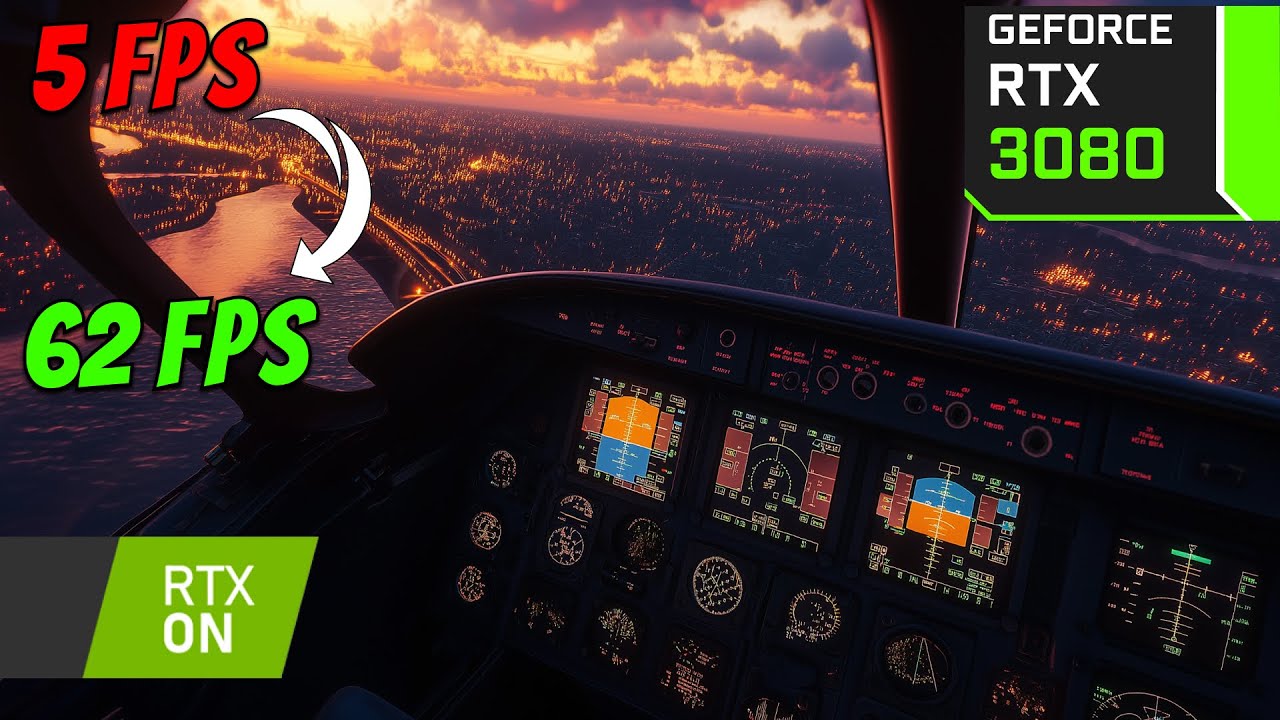 Microsoft Flight Simulator 2024 &mdash; RTX 3080 &mdash; Как производительность? 1440P/4K + I5-13600K
