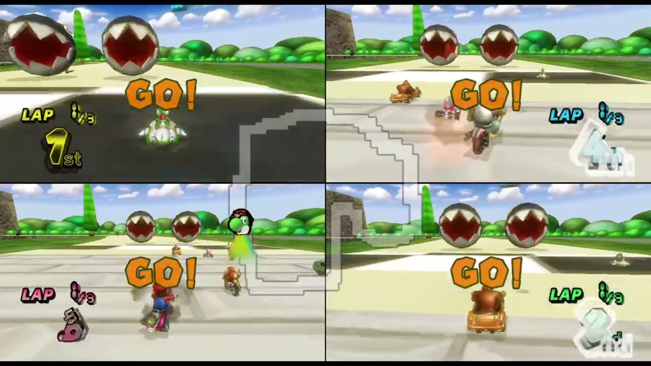 Mario Kart Wii Custom Tracks ✦ 4 Players #602