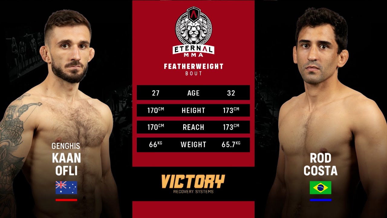 Eternal MMA 59 - Kaan Ofli VS Rod Costa - MMA Fight Video