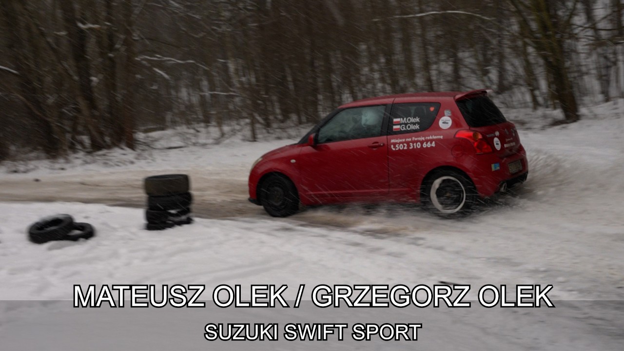 short  MATEUSZ OLEK / GRZEGORZ OLEK - SUZUKI SWIFT SPORT | Trening Rally Park Kaczyce