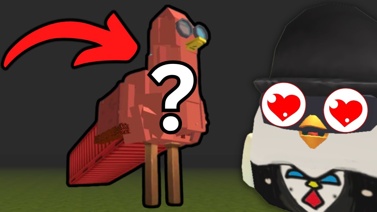 😱 ¡El Aterrador Pájaro Rojo Gigante en Chicken Gun!