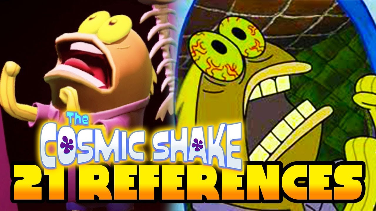 21 RETRO SPONGEBOB CARTOON REFERENCES IN THE COSMIC SHAKE!!