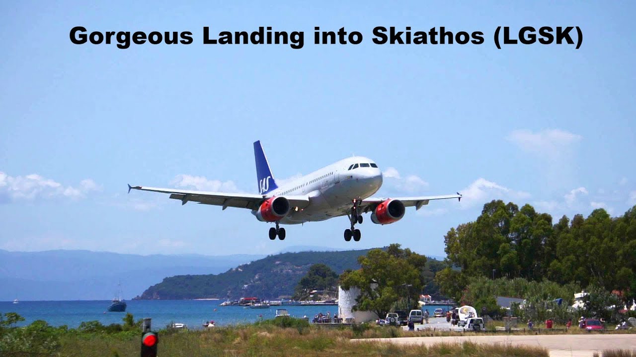 Gorgeous landing into Skiathos (LGSK)