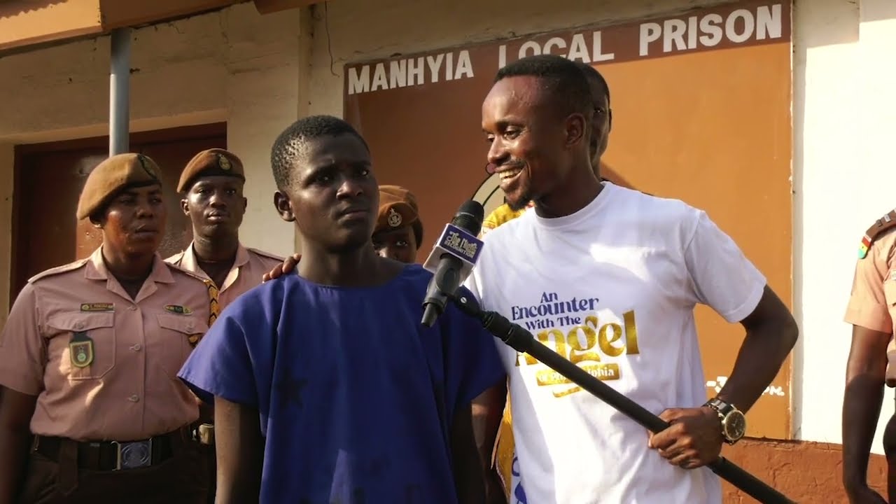 3 PRISONERS FREED FROM MANHYIA LOCAL PRISON BY STEPHEN ADOM KYEI-DUAH (The Voice of God)