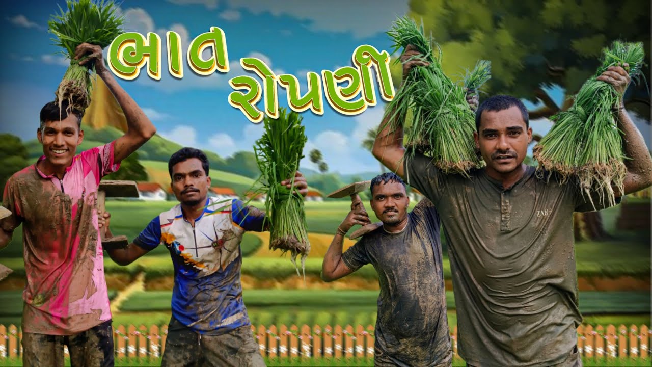 ભાત રોપણી 2025🌾👀 || Bhat Ropni 2025🌾👀 || Gujrati Comedy Video 2025 || P.N Comedy New Comedy Video ||