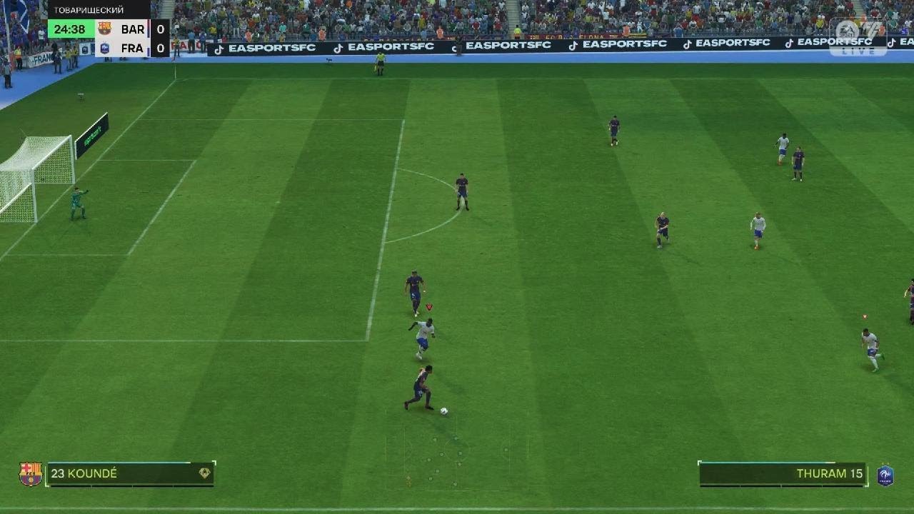EA SPORTS FC 24_Суперматч Франция против барселони