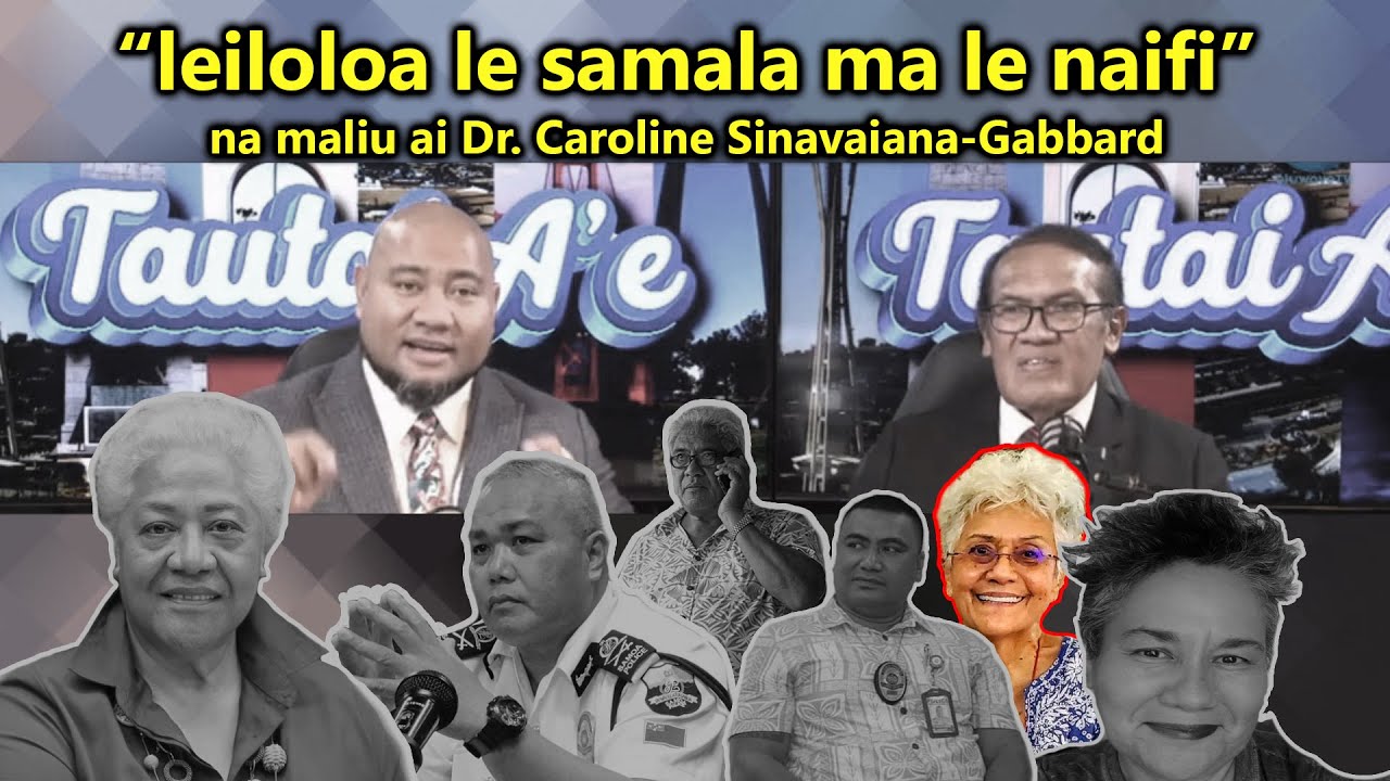 Maliu Dr. Caroline Sinavaiana/ Maliu Peniamina Perite -TAUTAI A'E (Faasoa)