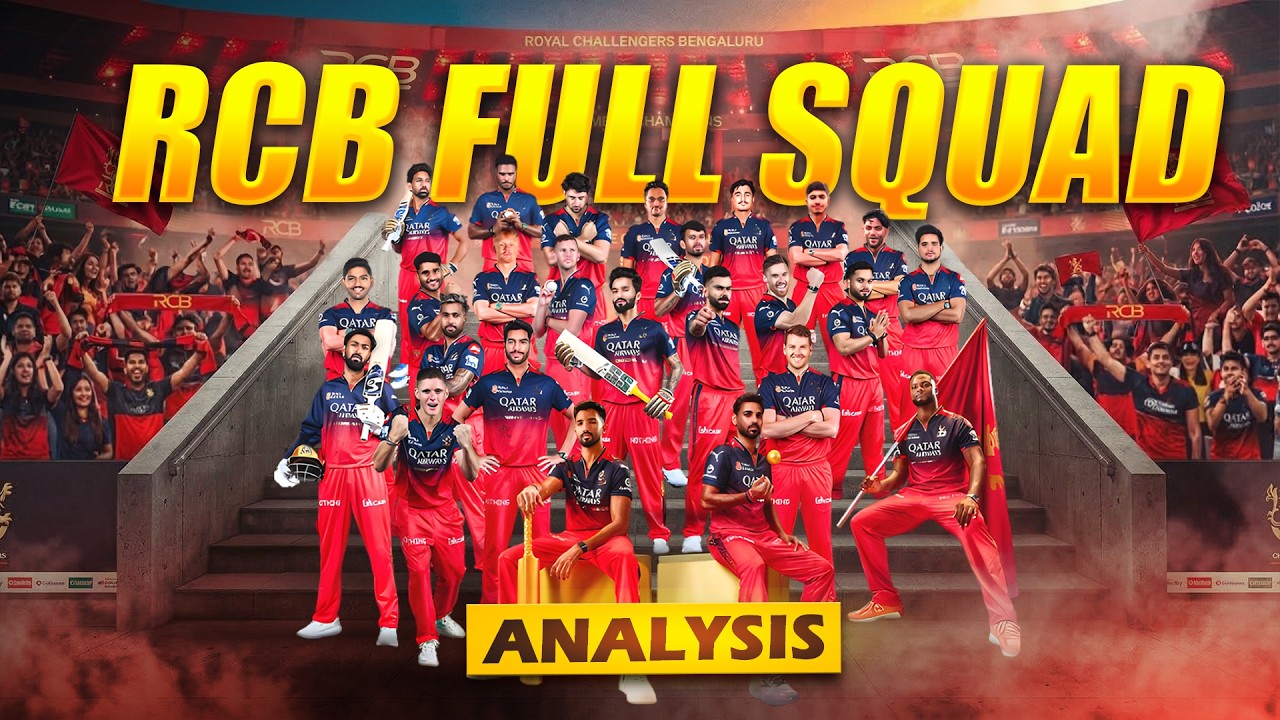 RCB 2026 Squad Complete Breakdown 😱 Best Playing XI + Strength & Weakness