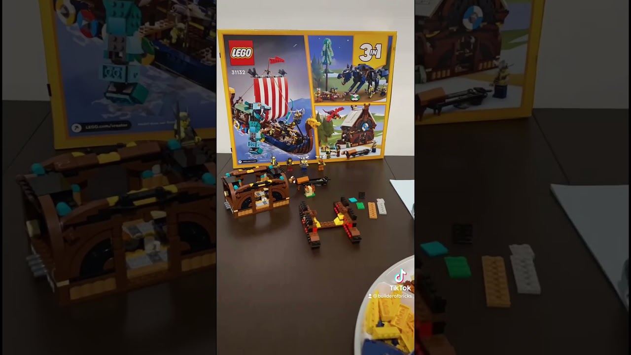 Lego 3 in 1 Viking house set 31132.