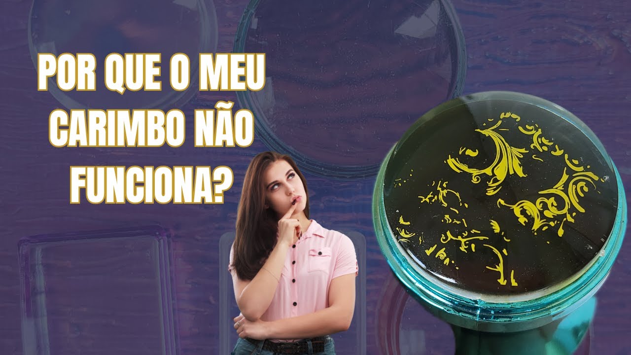 Meu carimbo de unha não funciona, e agora?  (carimbo de silicone)