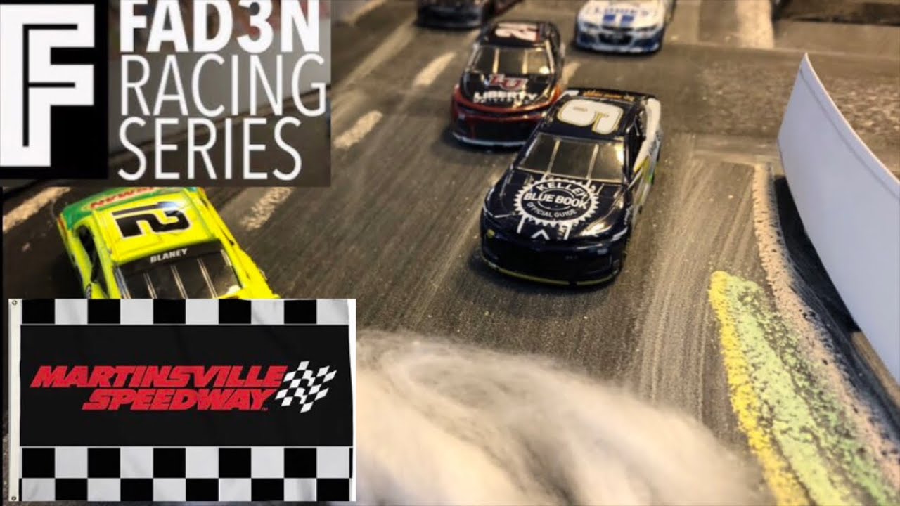 // NASCAR Stop Motion // FAD3N Racing Series | Season 2 Race 3 | Martinsville Speedway