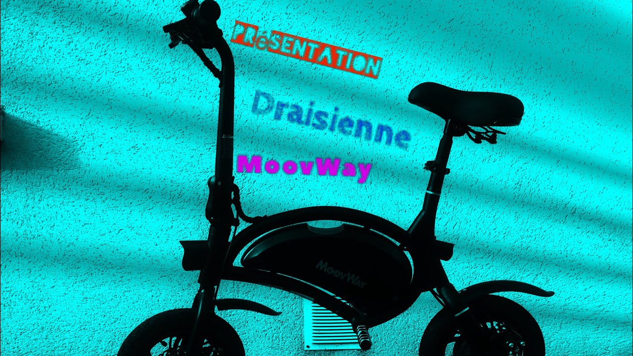 Présentation de ma draisienne électrique MoovWay b3
