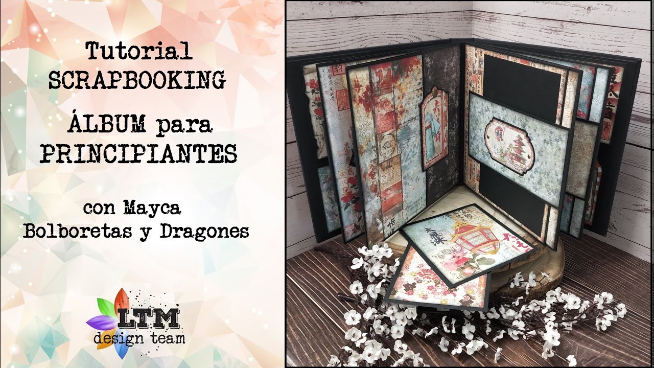 Tutorial Scrapbooking – ALBUM ideal principiantes