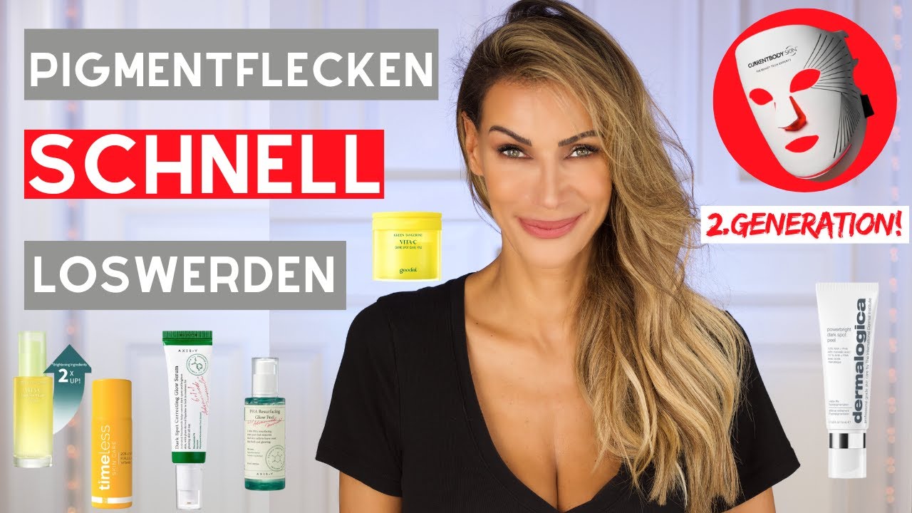 So wirst Du Pigmentflecken schnell los!!
