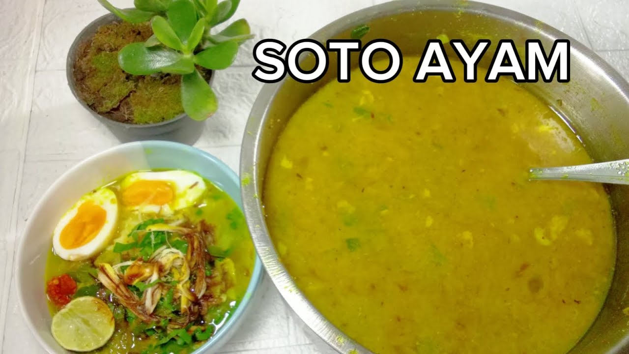 Kalian wajib coba resep ini, SOTO AYAM kuahnya seger uenak mantap banget. 
