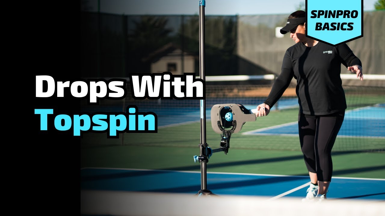 How To Hit DROPS With TOPSPIN | SpinPro for Pickleball Basics
