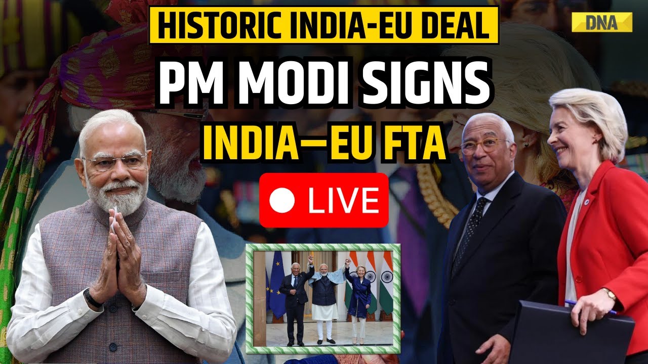 PM Modi Live: PM Modi Addresses Joint Press Conference With European Commission & Council Presidents