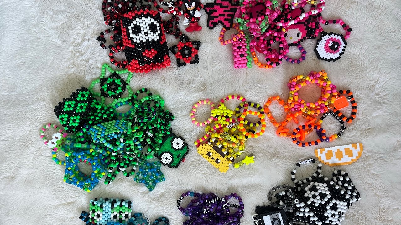 rainbow themed kandi tour :3