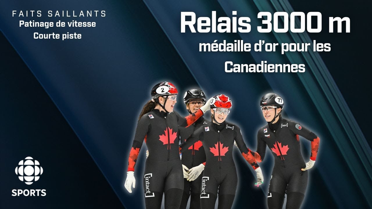 Coupe du monde de patinage de vitesse : le relais féminin en or au 3000 m