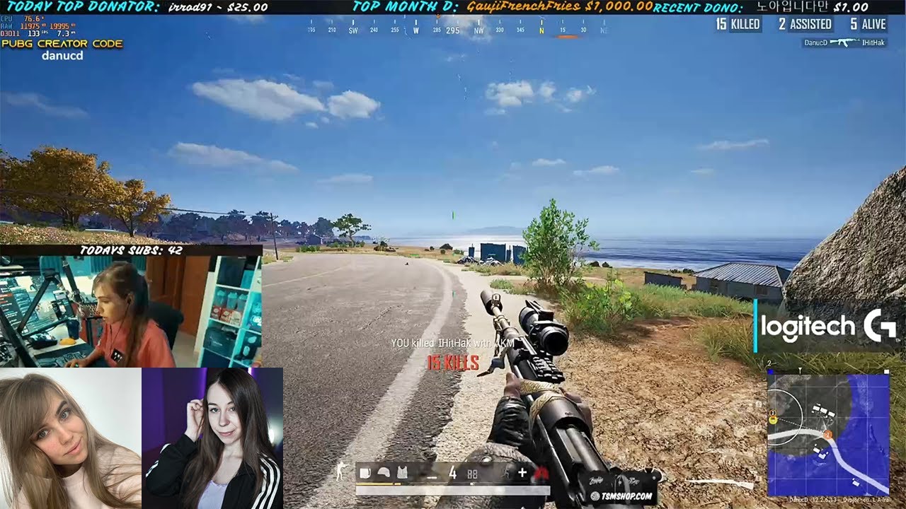 DanucD, Alisa | 30 Kills | DUO PUBG