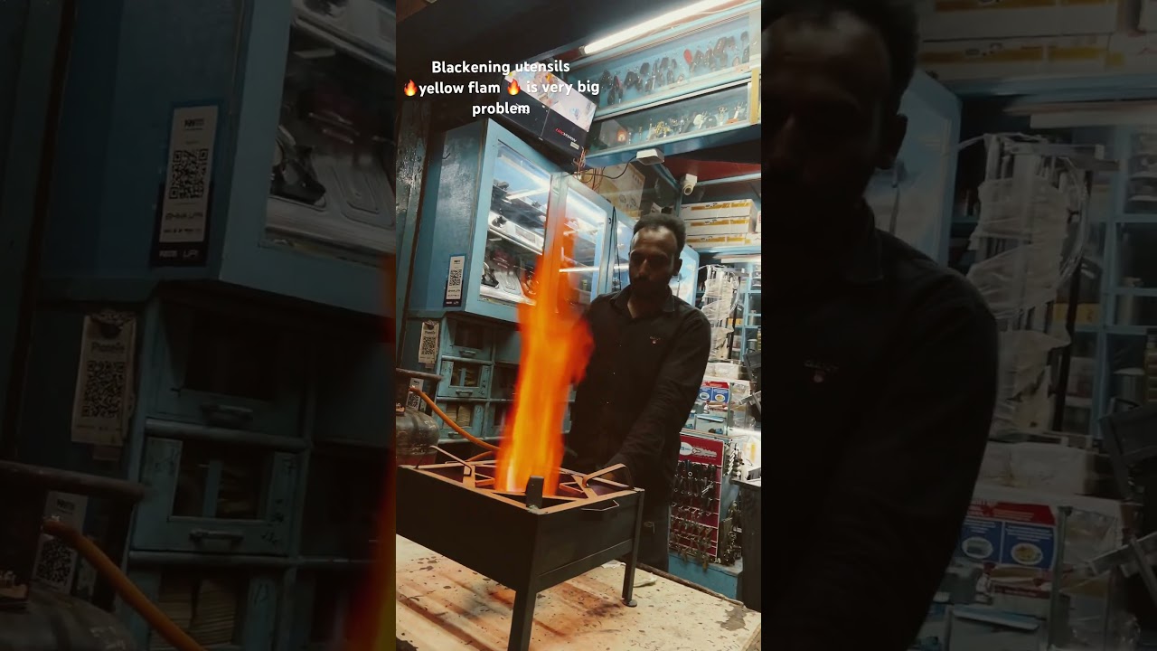 Gas bhatti repair Black smoke problem solve💨  in 2 minutes