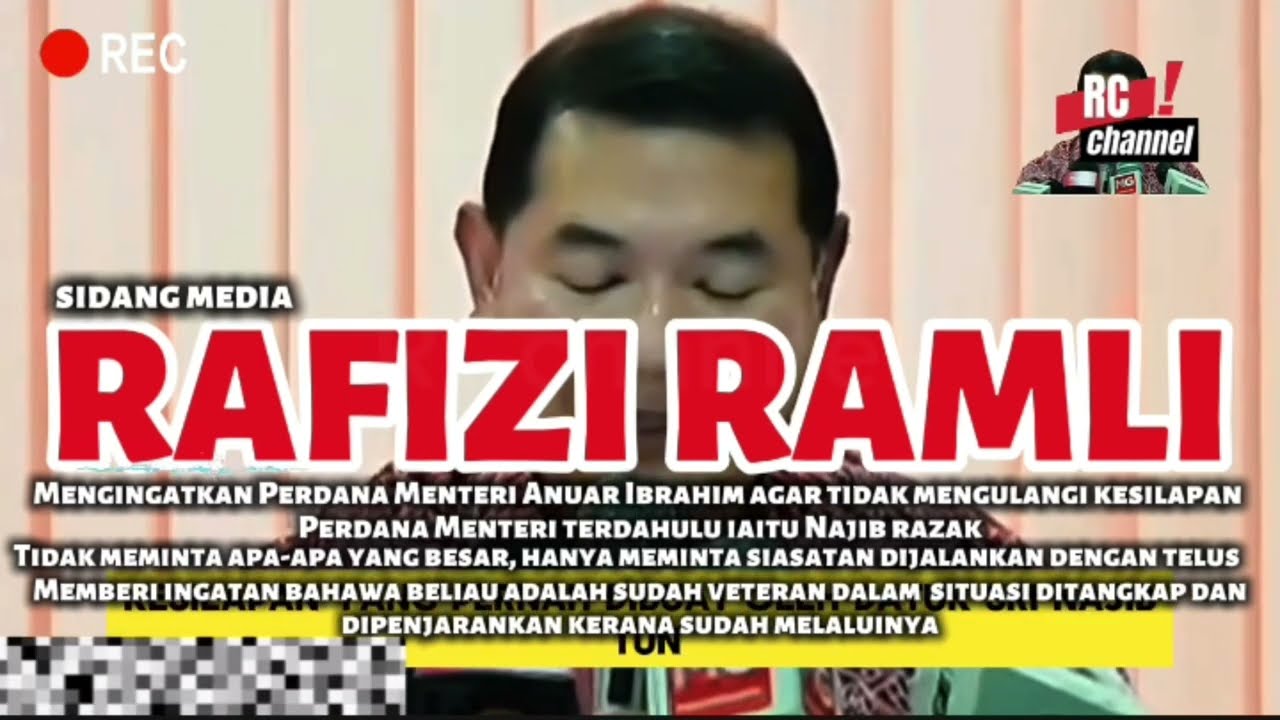 Rafizi Ramli di satu sidang media #sidangmedia #rafiziramli #peringatan #politik #malaysia 