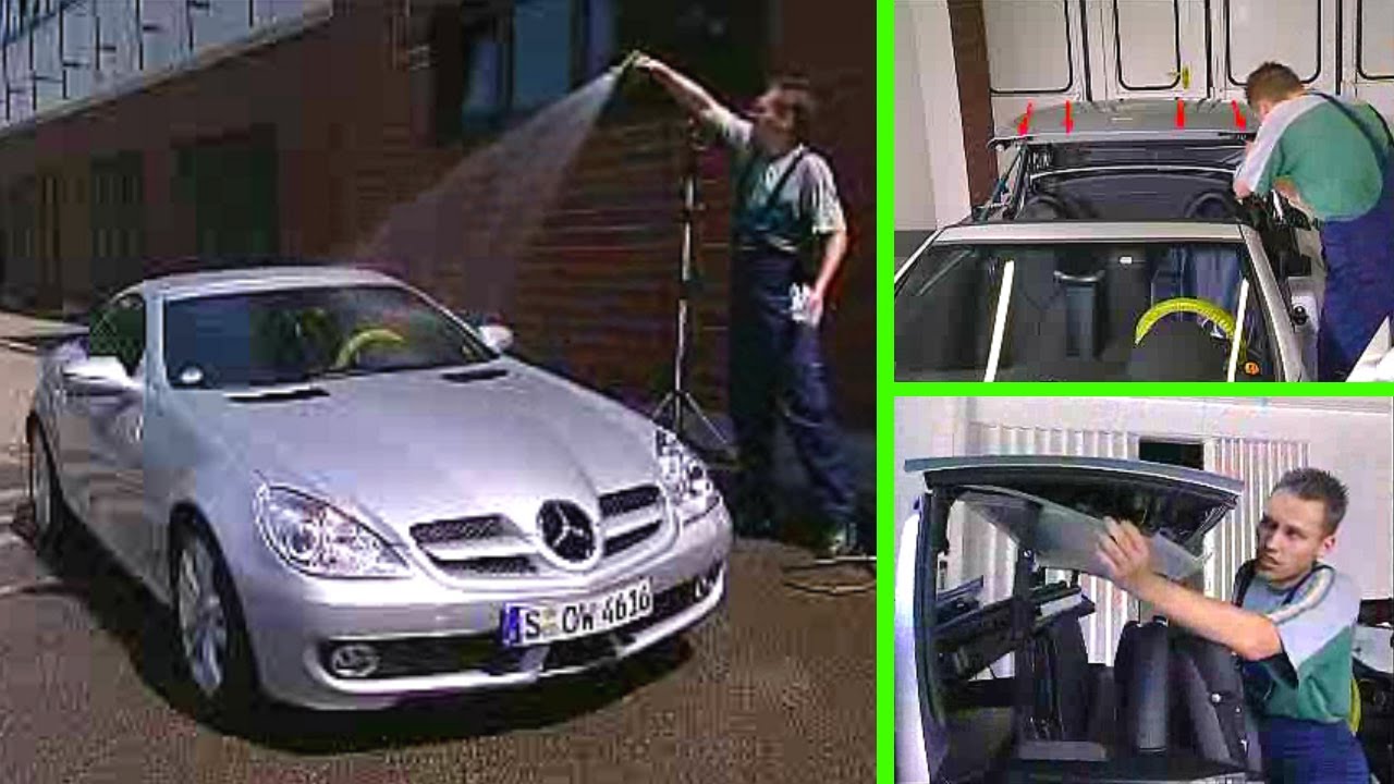 So reparieren Sie ein undichtes Variodach beim Mercedes-Benz SLK (R171)