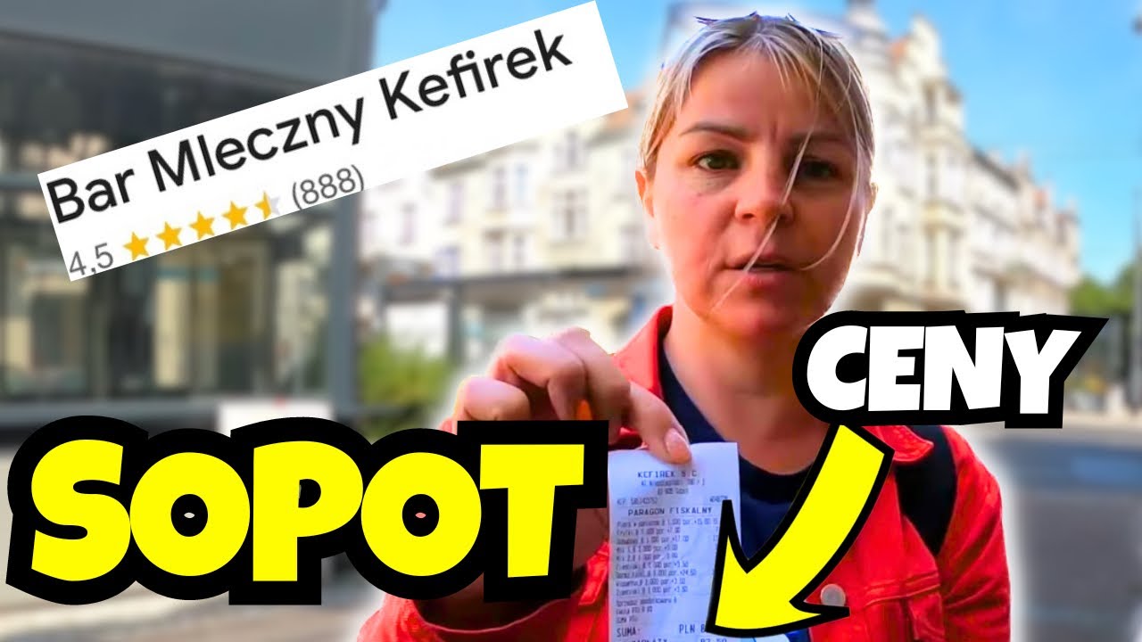 To nie jest paragon grozy !!! - BAR MLECZNY Kefirek - obiad nad morzem  *SOPOT