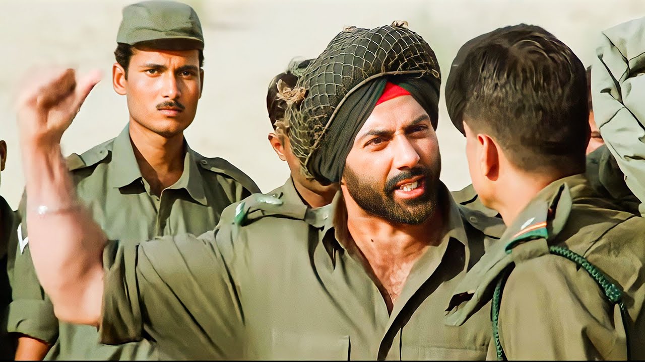 अगर तुम्हे तुम्हारी छुट्टी इतनी प्यारी है, तो निकाल जाओ मेरे नज़रो के सामने से |Border Dialouge Scene