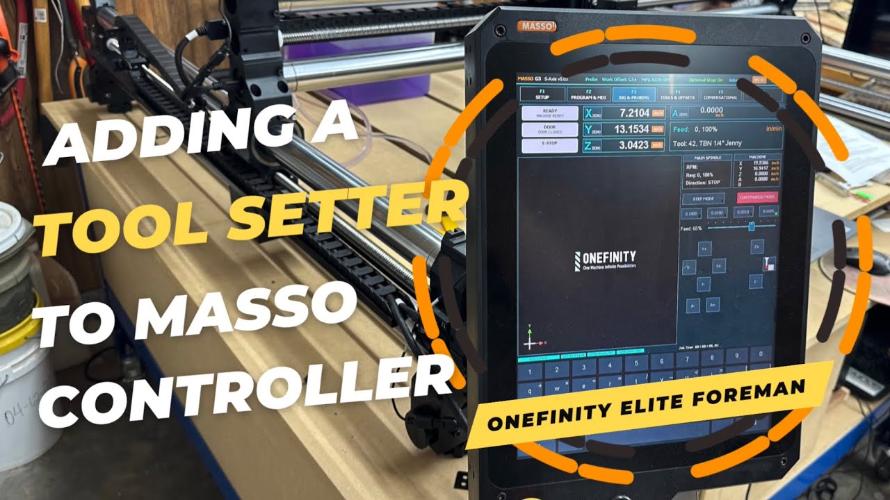 How to Add a Tool Setter To Your MASSO Controller - Onefinity Elite Foreman CNC / VCarve Pro