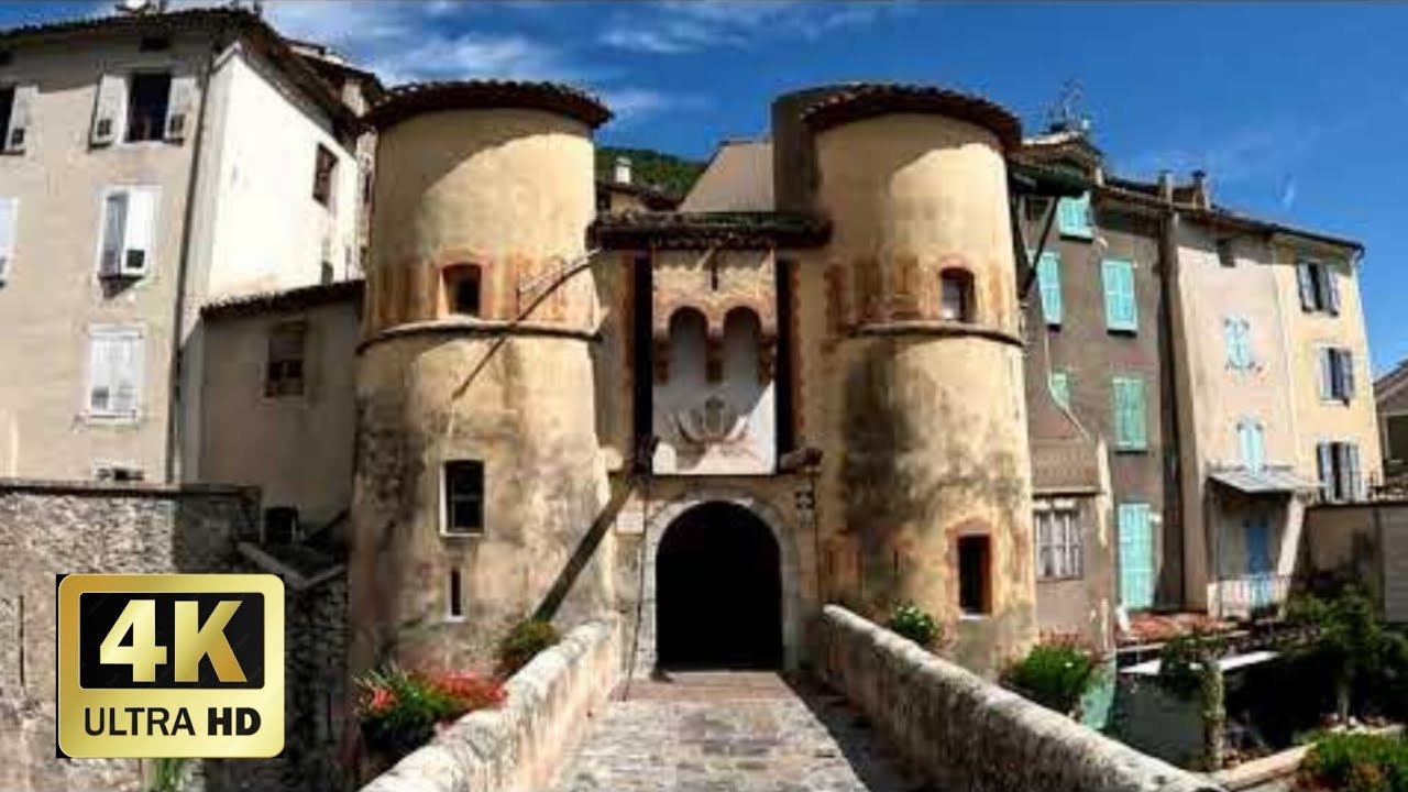 Entrevaux et sa citadelle. Alpes de haute Provence