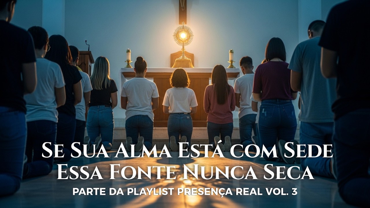 Se Sua Alma Está com Sede — Essa Fonte Nunca Seca 💧 | Adoração ao Santíssimo | Som Que Eleva
