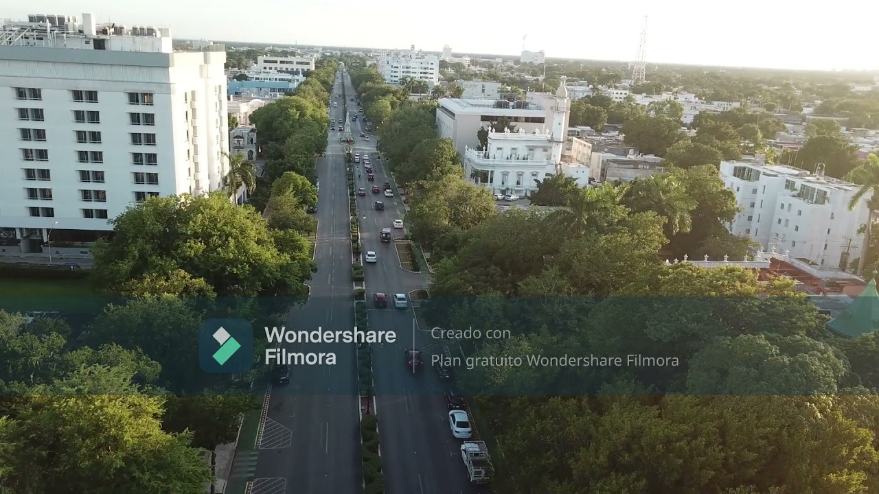 Paseo de Montejo - M&eacute;rida - Vista A&eacute;rea