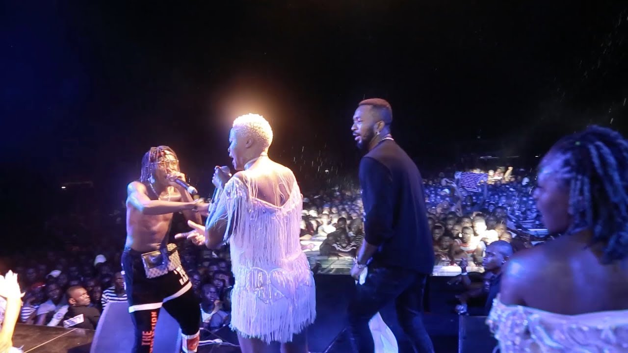 ROMYJONS/COUNTRY BOY/QUEEN DARLEEN WAMVURUGA DIAMOND WASAFI FESTIVAL 2018 MTWARA