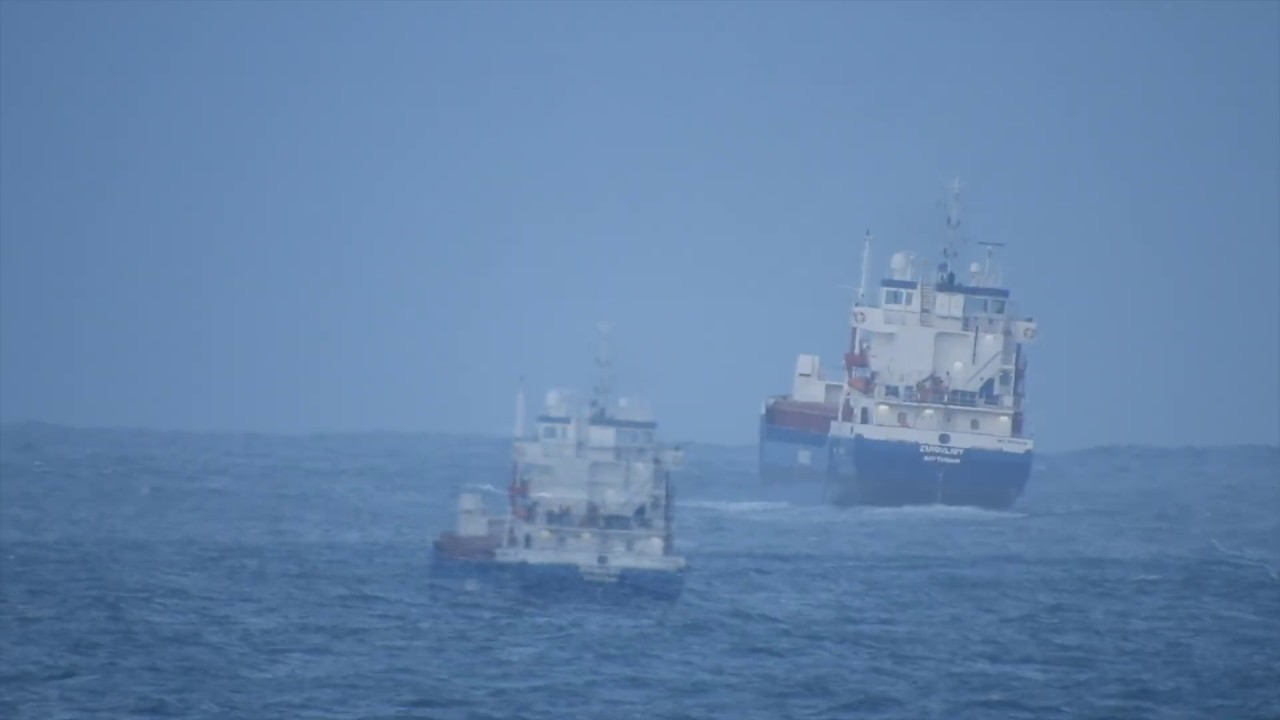 General Cargo vessel ZUIDVLIET leaving A Coruña