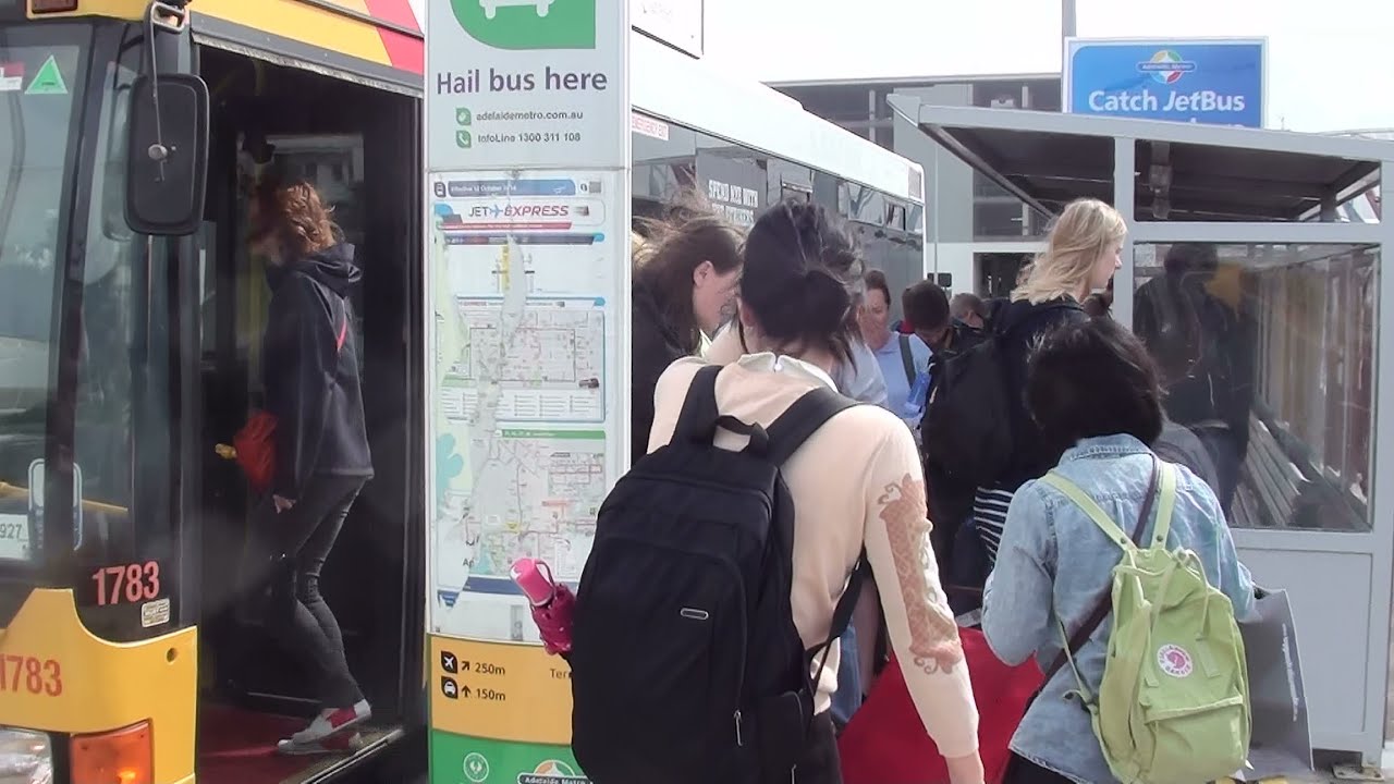 J1 bus Adelaide Airport 2014 Video