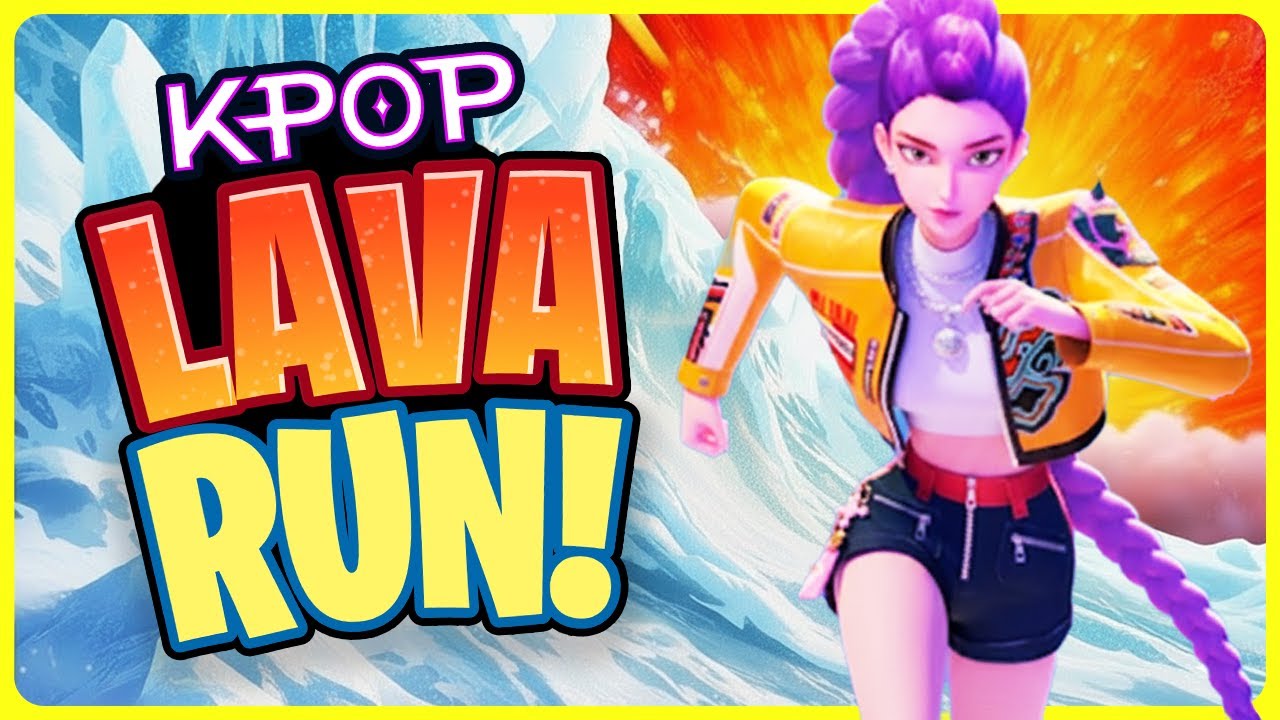 K-Pop Winter Lava Run ⚡️ Brain Break for Kids ⚡️ Demon Hunters