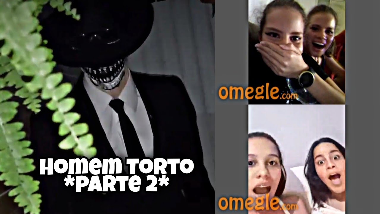 ASSUSTANDO AS PESSOAS NO OMEGLE *part23* continuação do homem torto, DEU RUIM!!