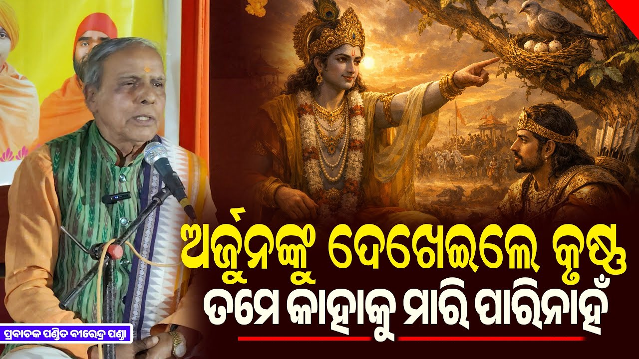 ଯୁଦ୍ଧର ଶେଷ ଦିନରେ ଅର୍ଜୁନଙ୍କୁ ଦେଖାଇଲେ କୃଷ୍ଣ ଗଛରେ ଥିବା ସେଇ ପକ୍ଷୀର ଅଣ୍ଡା || Mahabharat || Birendra Panda