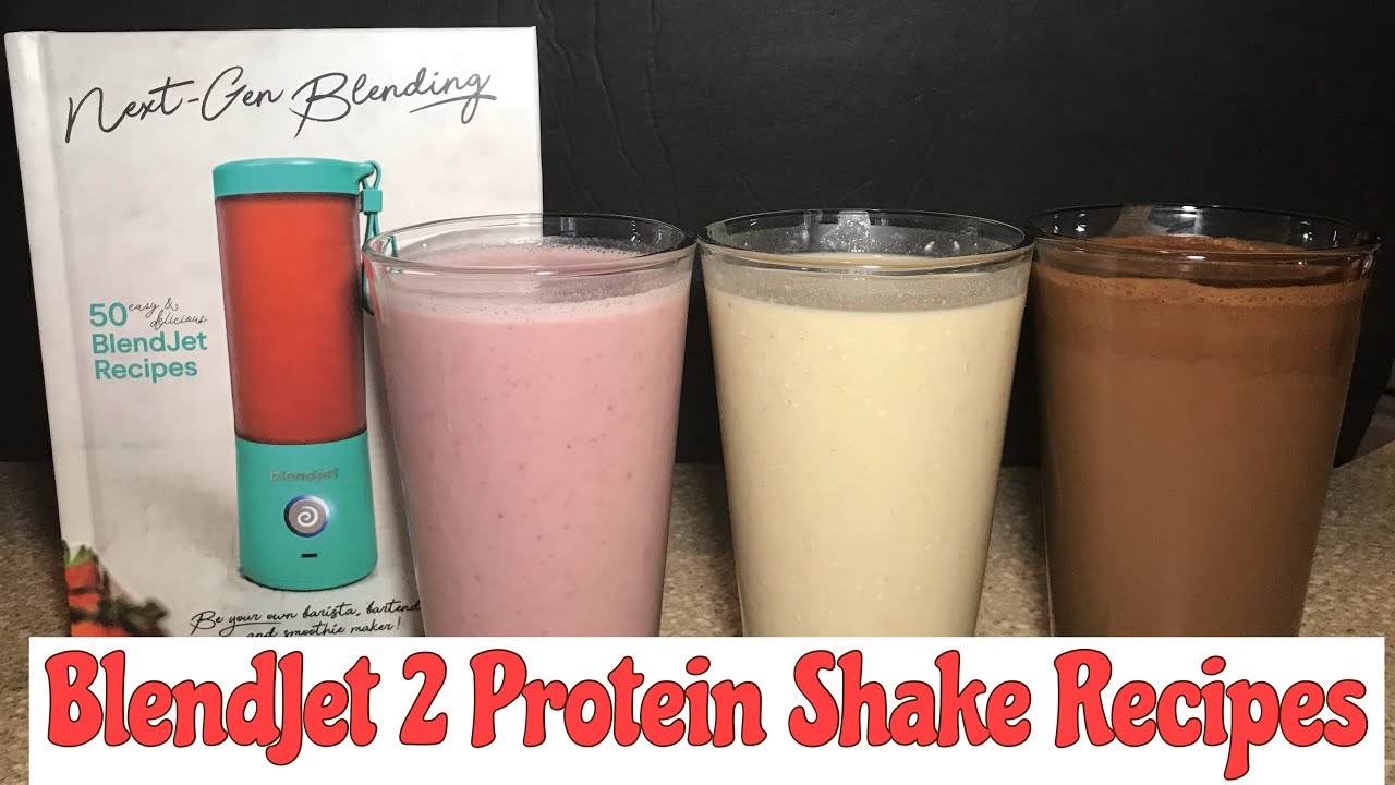 BlendJet 2 Next Gen Blending Protein Shake Recipes