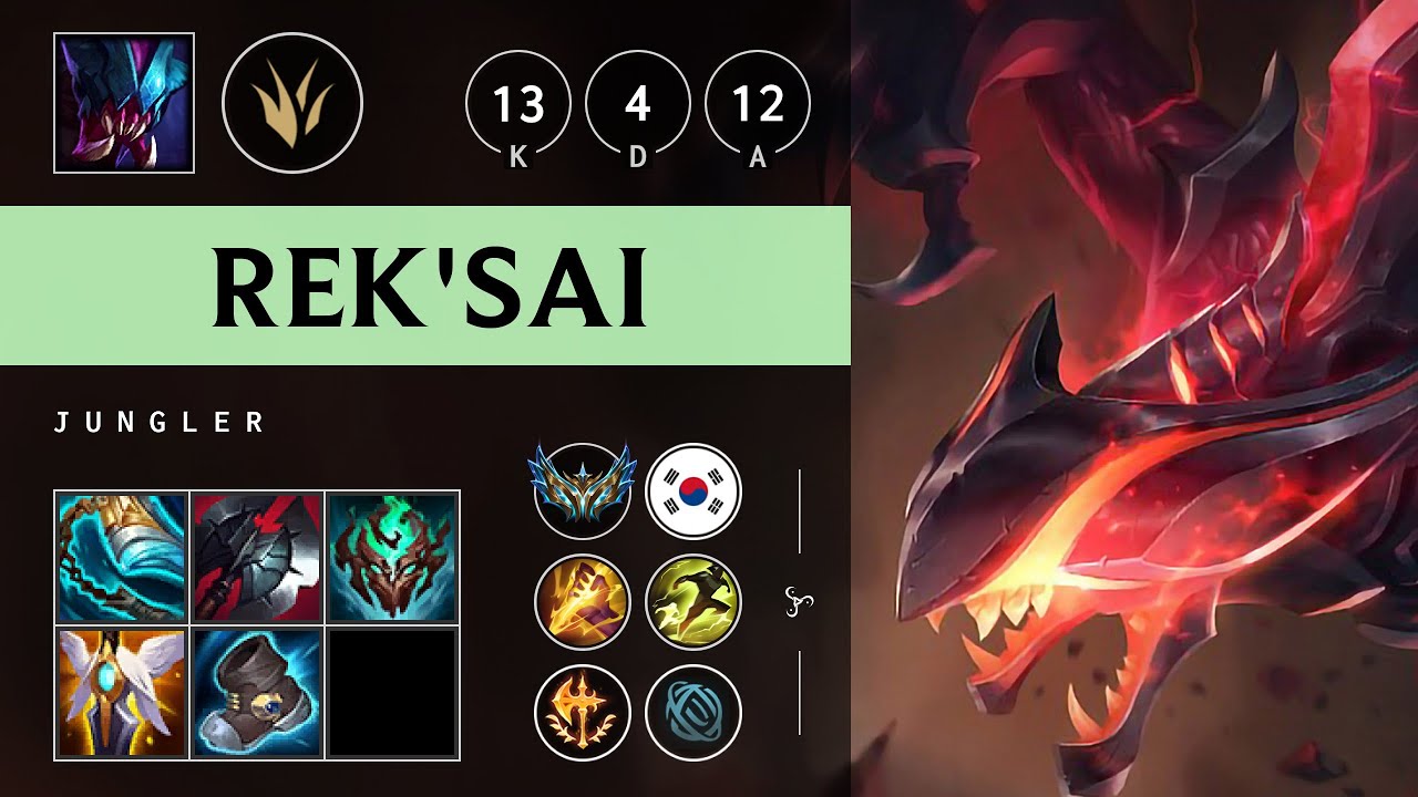 Rek'Sai Jungle vs Vi - KR Challenger Patch 25.05