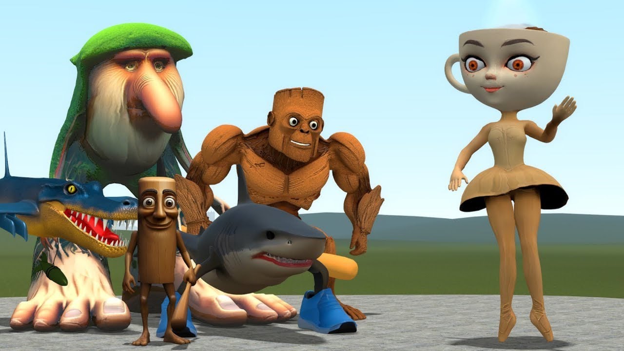 Ballerina Capucina VS ALL Brainrot Animals and Monsters VS Tung Tung Tung Sahur