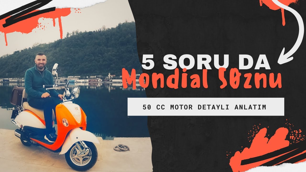 Mondial 50ZNU -50cc motor detayları … 5 soruda 50cc detaylı tanıtım … #mondial50znu #50cc