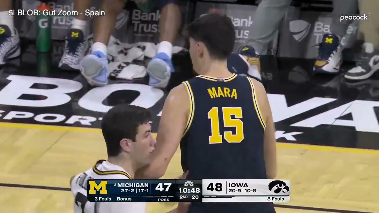 Michigan vs Iowa Top sets